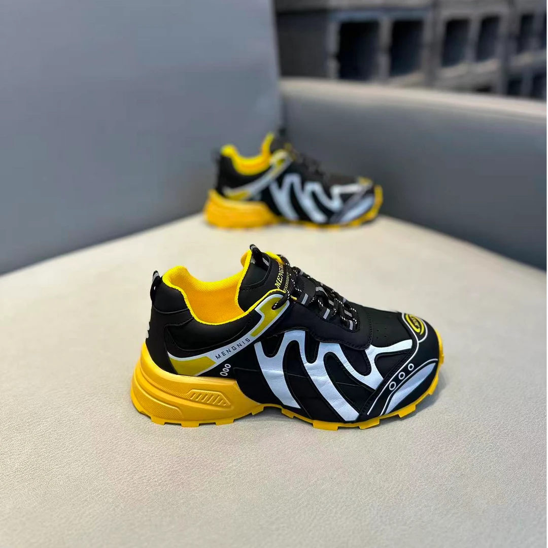 老爹鞋男2025秋季新款时尚包底男士运动鞋厚底增高网红潮牌休闲鞋