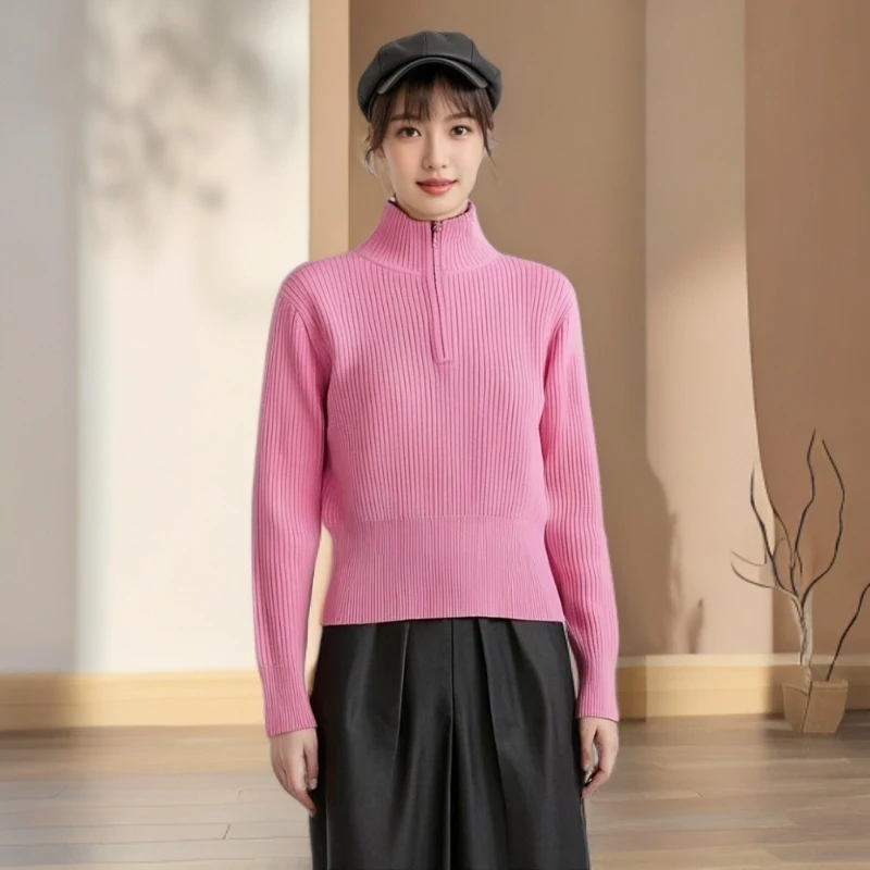 瑕疵介意勿拍-孤品单件女士毛衣-图片仅供参考-以直播展示为准