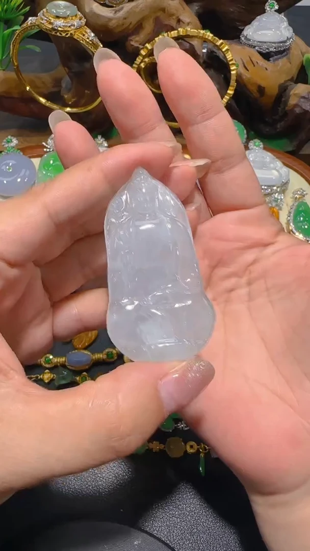 翡翠未镶嵌颈饰吊坠
