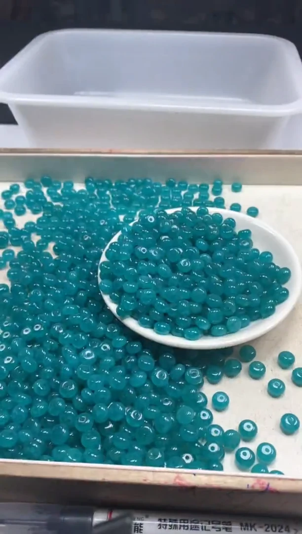 【闪购商品】玛瑙/玉髓颈饰未镶嵌w2145天河石算盘8*5mm*40颗