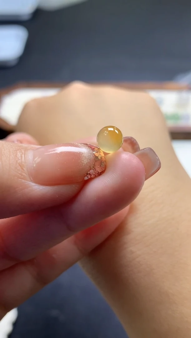 未镶嵌定制翡翠卡6.5mm