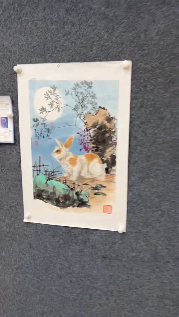 【闪购商品】国画3.6-郑志宗-四尺三开-022