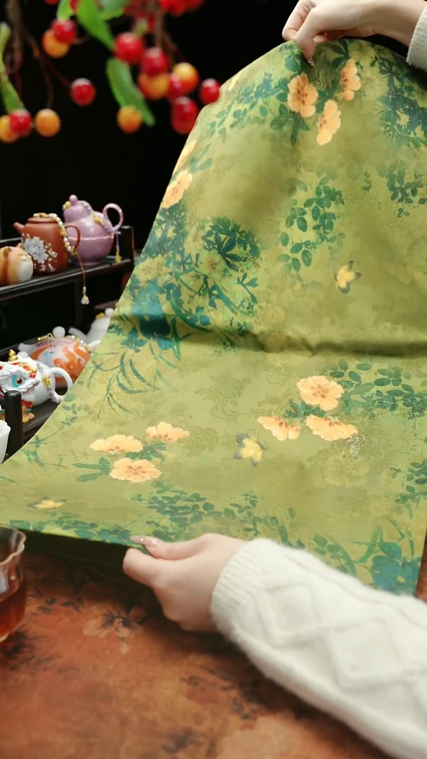 【闪购商品】68*36春颜缎面防水茶席