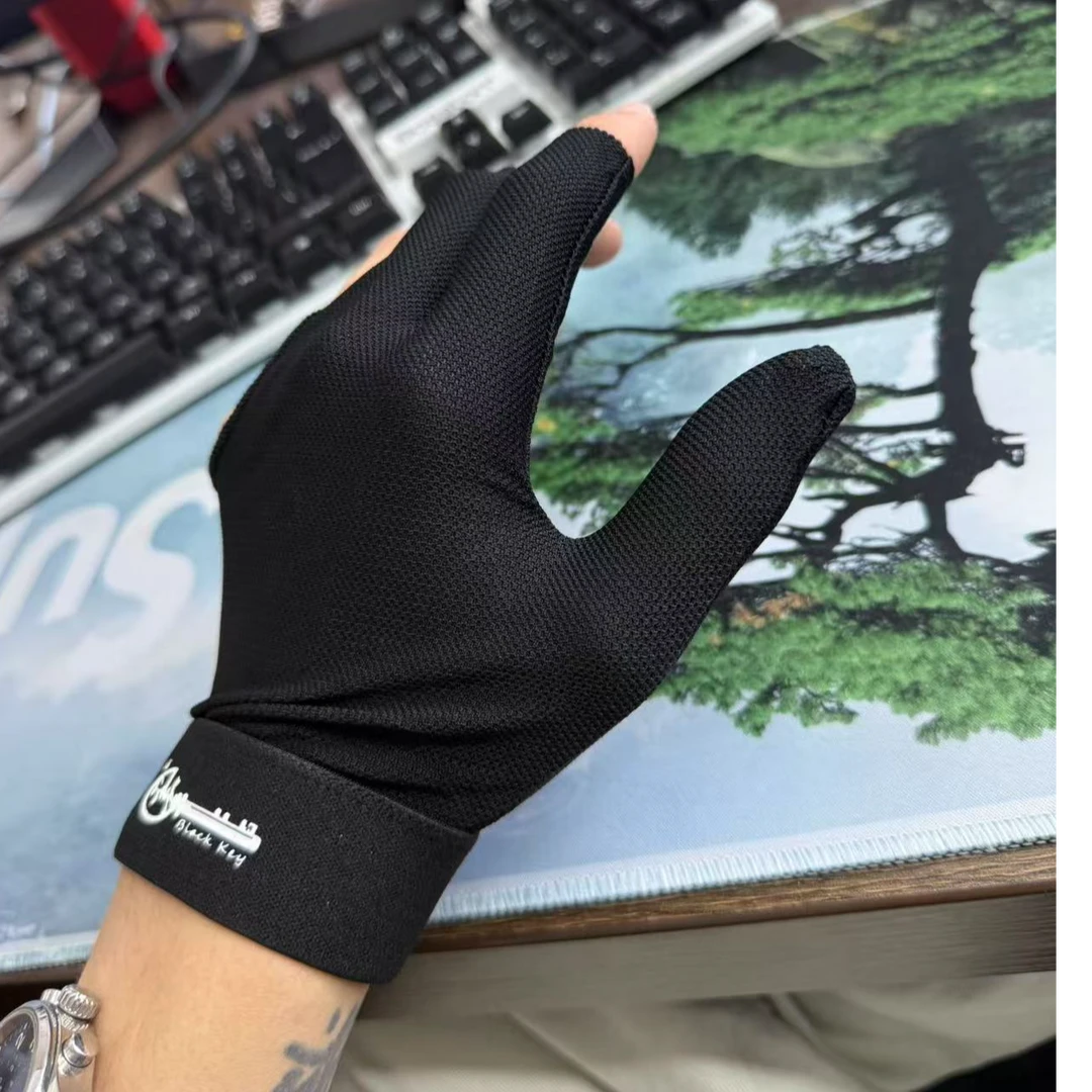 黑钥匙2.0升级版 台球三指手套