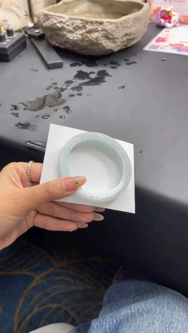 未镶嵌手镯定制翡翠艳*正圈AJC05SZDZS