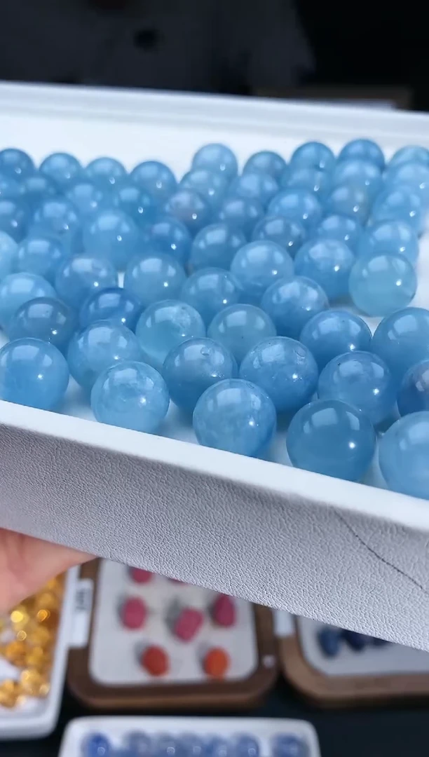 海蓝宝石颈饰未镶嵌6a多样性发其一/3.27/1个