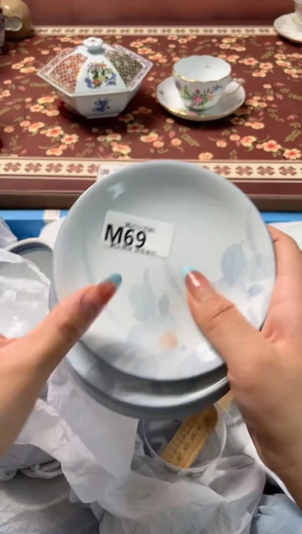 瓷片开***花瓷器瓷器M69