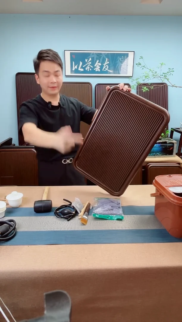 60*40*4大海黄色款式茶盘