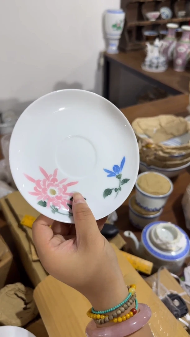 摆件碟14.5厘米有瑕请慎拍