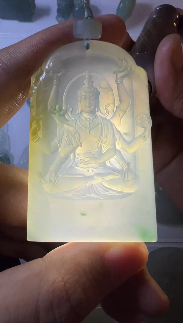 未镶嵌定制翡翠千手