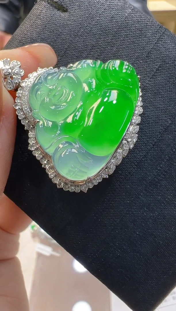 【闪购商品】翡翠吊坠(不含链)18K金镶嵌多样性团购发一件