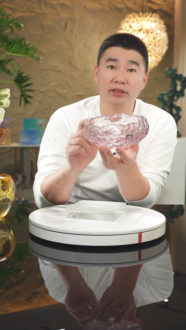 【闪购商品】瓷片福利粉色果碗