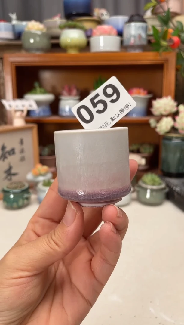 瓷片059知木小芳花盆