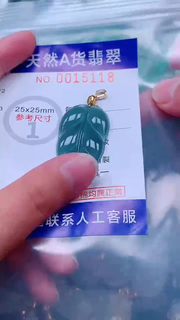 吊坠(不含链)未镶嵌翡翠1