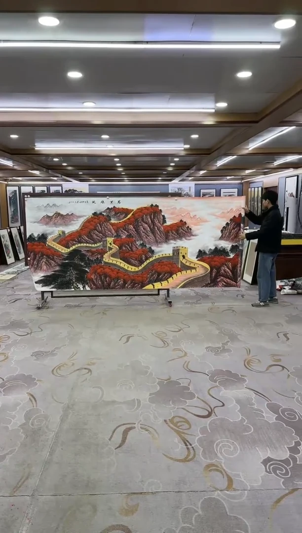 绘画Y-王红兵-大丈二-山水画