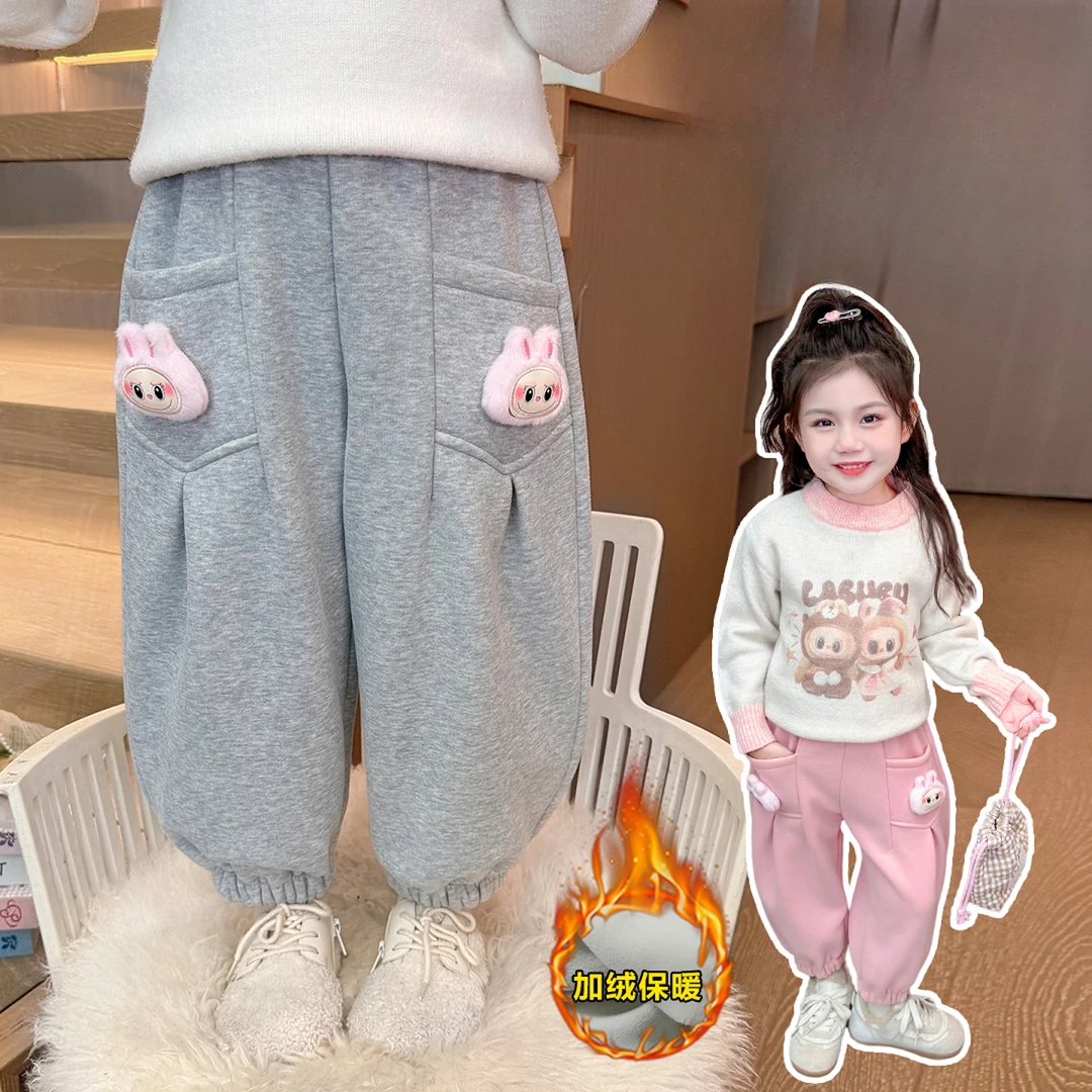 冬季休闲女童女长裤束脚裤女童休闲裤休闲风韩版