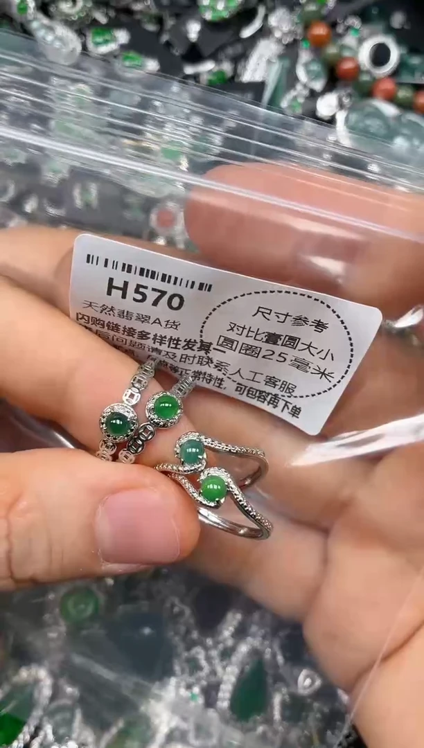 颈饰未镶嵌翡翠H570戒指 多样性发其二