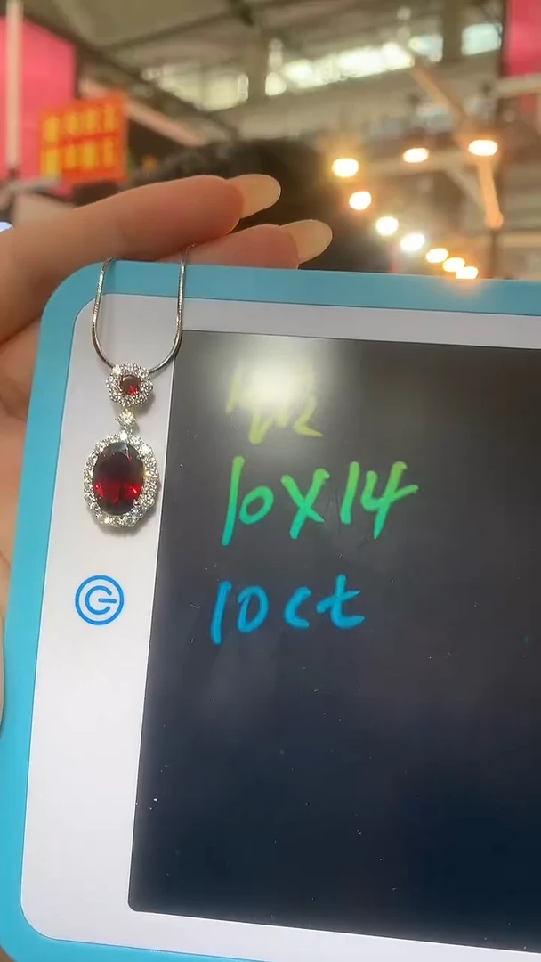 颈饰银S925镶嵌石榴石【宝石世家严选】