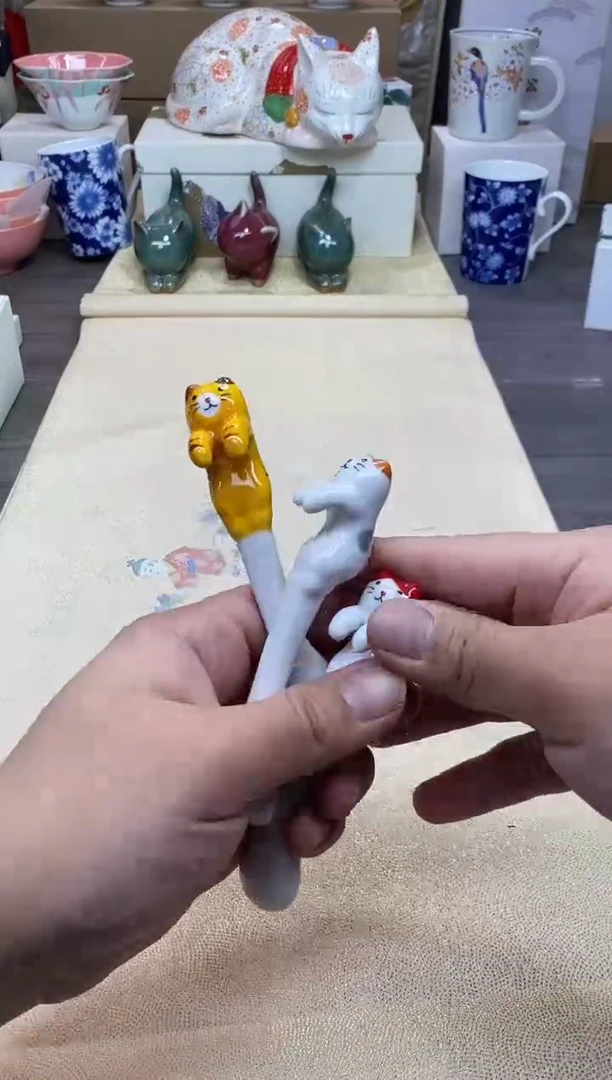 【闪购商品】茶具耐高温全品全新 （猫咪挂耳勺 ）