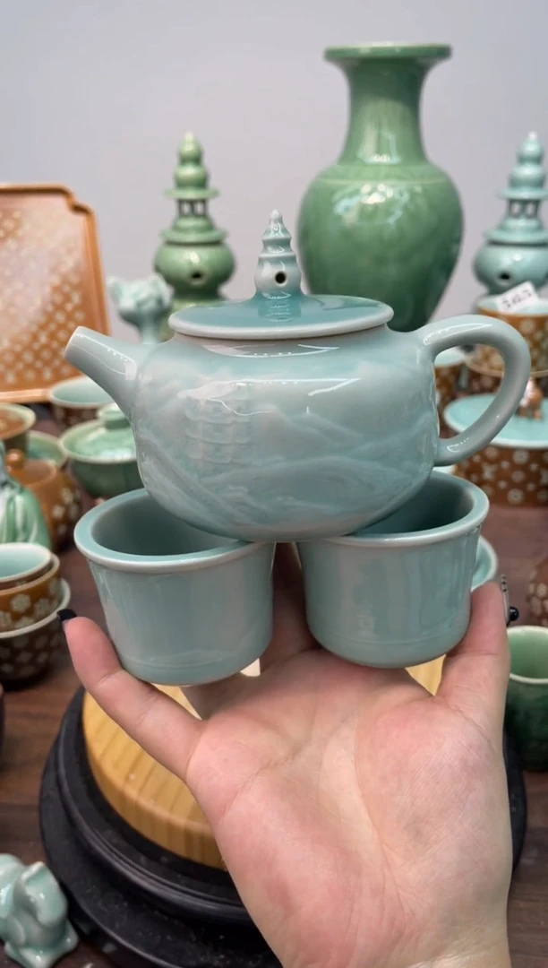 特价福利 微瑕 慧仙青瓷