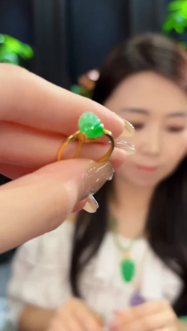 翡翠戒指未镶嵌 缅料A货/支持复检/一件