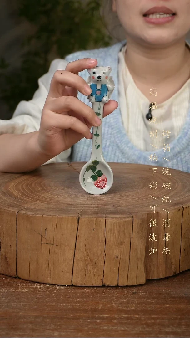 碗瓷景德镇手工手绘高温瓷釉下彩