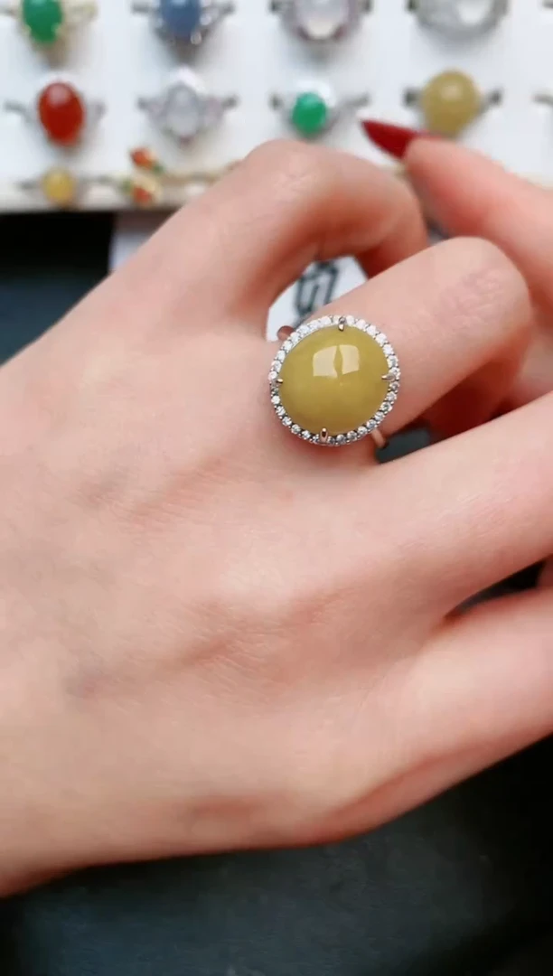 【闪购商品】翡翠戒指银S925镶嵌.....