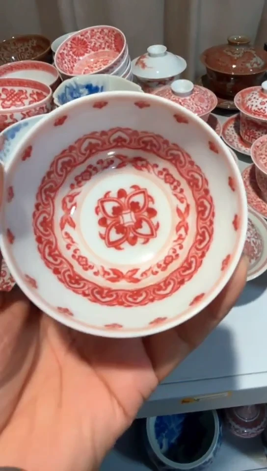 杯五彩瓷器杯子瓷器杯子