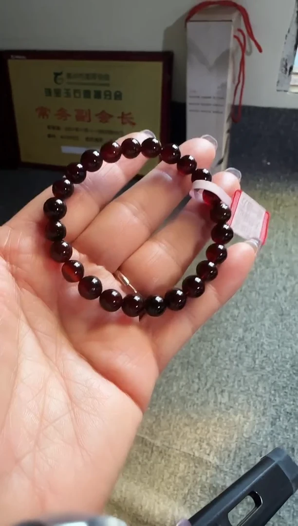 手串琥珀未镶嵌#26缅甸琥珀血珀手串7mm