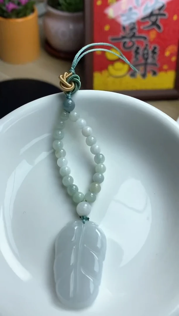 颈饰未镶嵌翡翠10天然缅甸翡翠A货微瑕包包挂