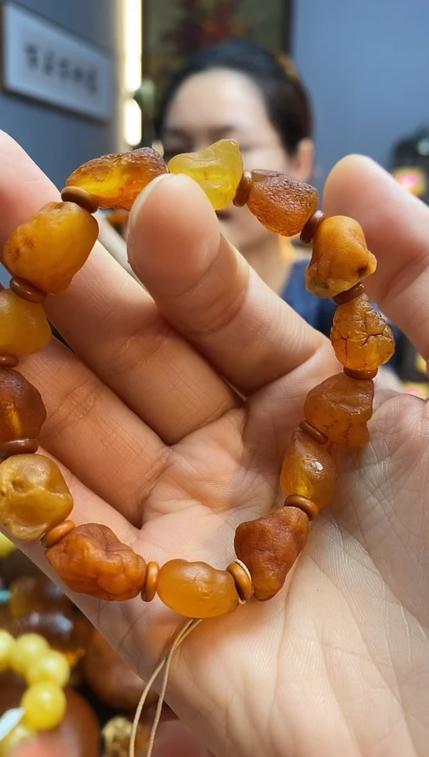 手串琥珀未镶嵌手串