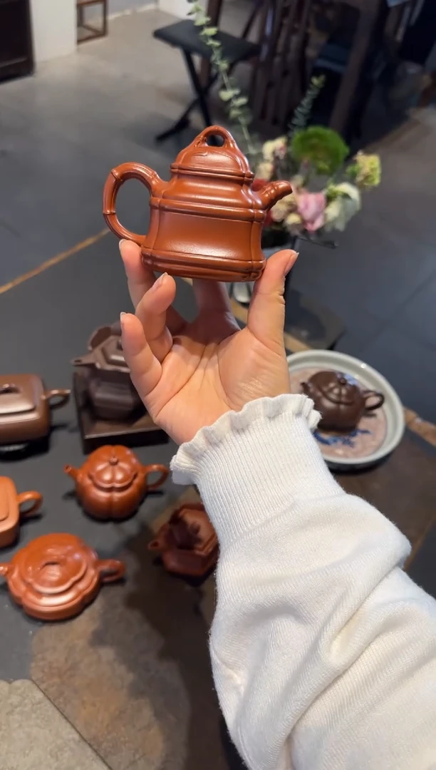 【闪购商品】紫砂茶壶四方竹鼎