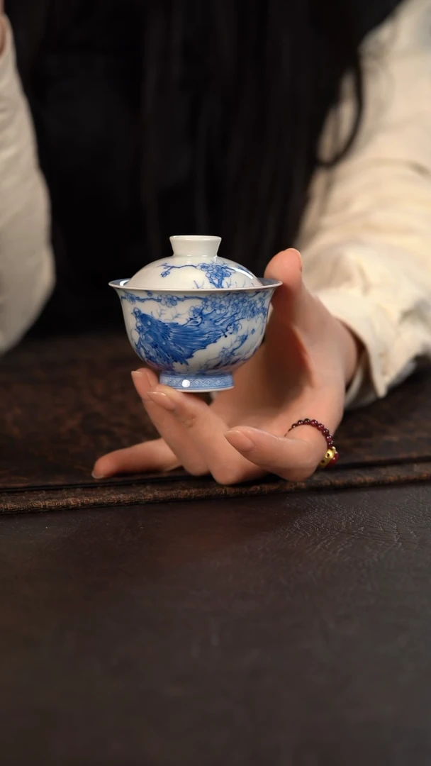 【闪购商品】杯聚澜堂喜上眉梢小盖碗