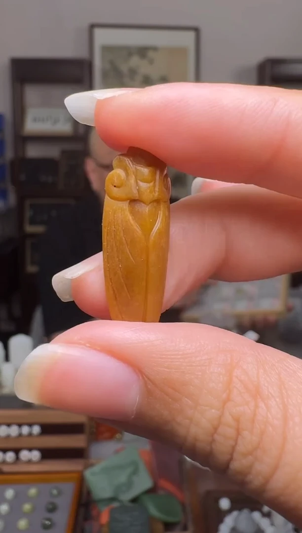 和田玉未镶嵌挂件3399