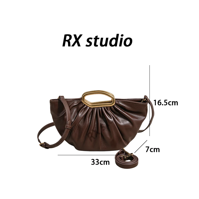 【南沙瑞熙】SK-92975-奶茶可可-轻奢小众设计感时尚百搭女士包