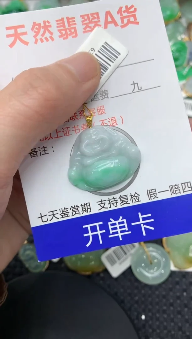 【闪购商品】翡翠颈饰18K金镶嵌11111111111