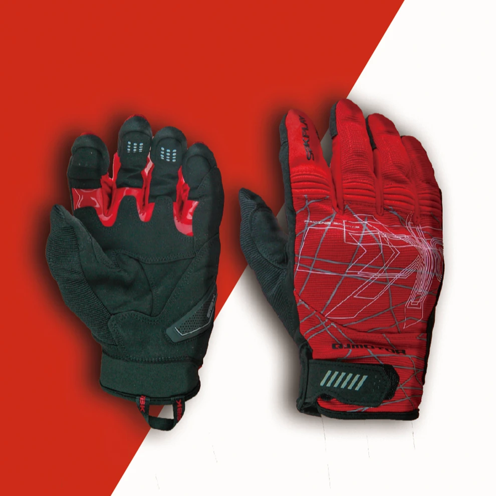 QJMOTOR x SBK联名触屏防摔男女通用摩托车骑行手套