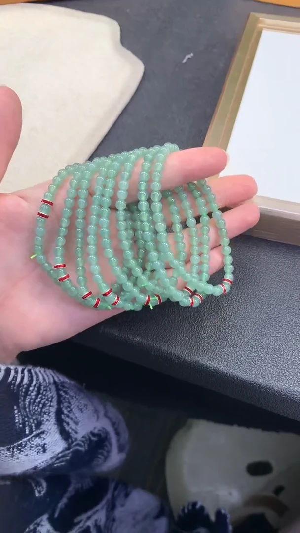 未镶嵌手串翡翠FC449 翡翠手串 多样性发其一