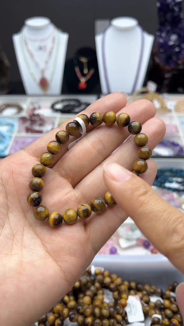 【闪购商品】水晶手链未镶嵌黄虎眼手串
