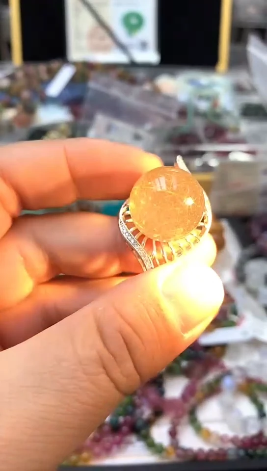 未镶嵌颈饰发晶手链64