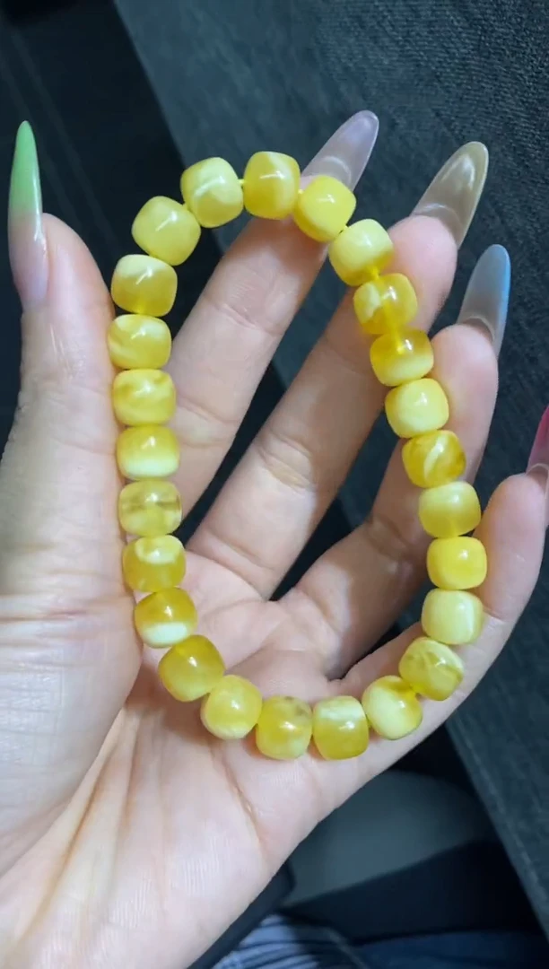 未镶嵌蜜蜡裸石精工老型手串
