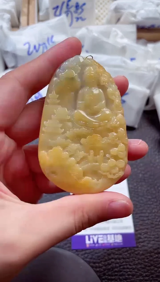 颈饰未镶嵌翡翠00007534素衣观音