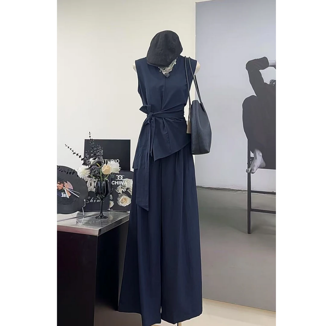 【黑色柳丁】气质温柔套装-10118