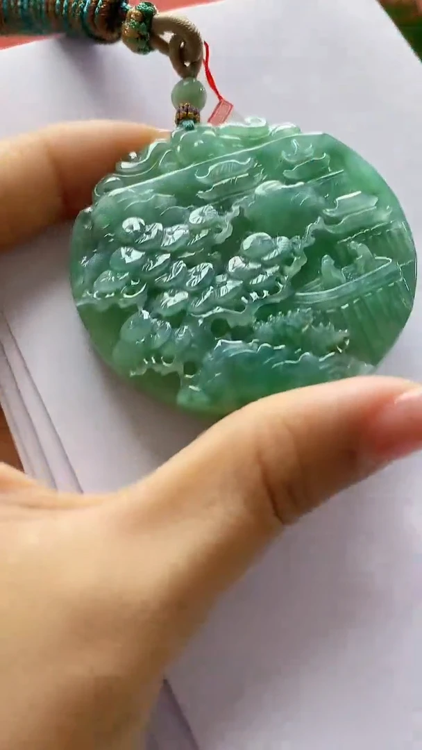 未镶嵌定制翡翠4852ty-毛货挂件119