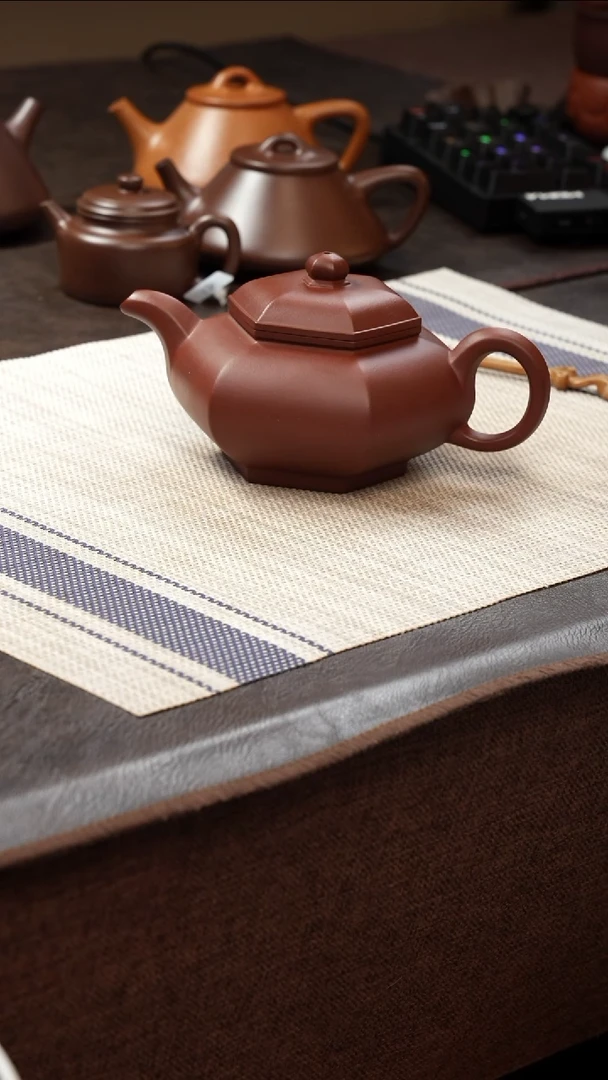 茶壶紫砂壶·30藏六方325cc