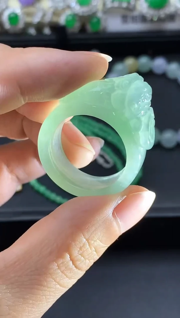 未镶嵌戒指翡翠596-中国好珍宝