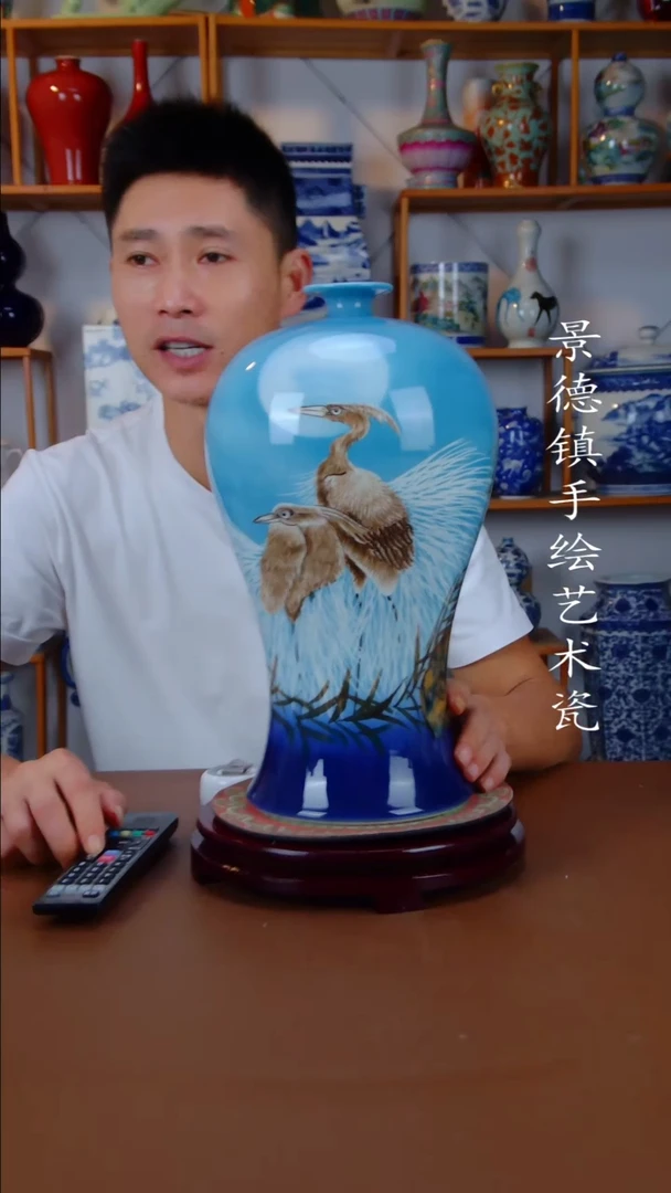 现代景德镇手工手绘陶瓷摆件17