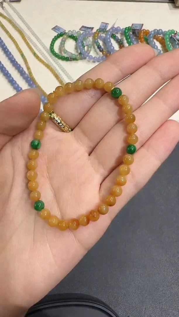 未镶嵌手串翡翠X1215-1680-30