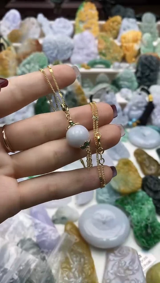 未镶嵌挂件翡翠013