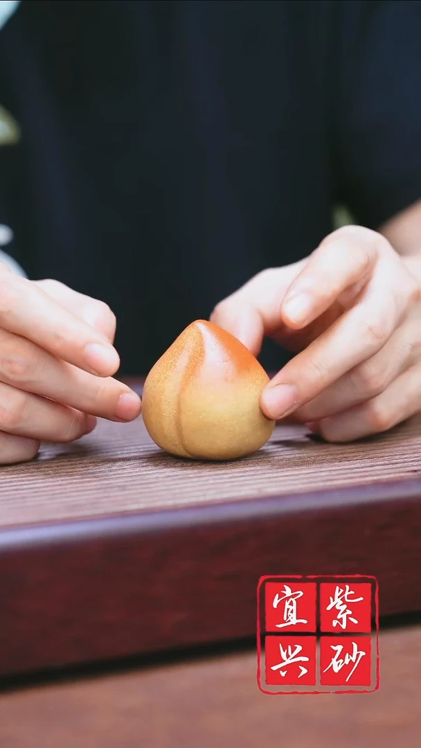 紫砂其他宜兴原矿紫砂     寿桃